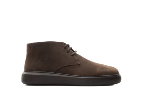 Sapatilhas Rover Urban Chukka Castanho Escuro em Pele