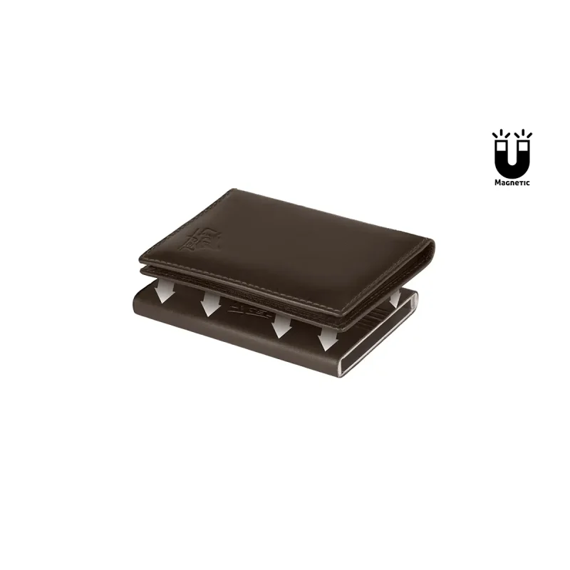 Porta-Cartões Metálico e Carteira em Pele Anti-RFID - Image 2