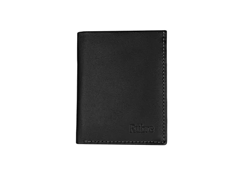 Carteira em Pele com Porta-moedas Secreto e Anti-RFID