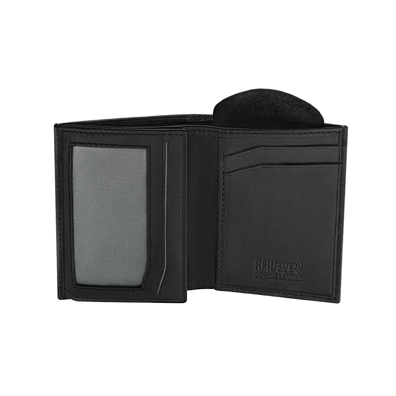Carteira em Pele com Porta-moedas Secreto e Anti-RFID - Image 4
