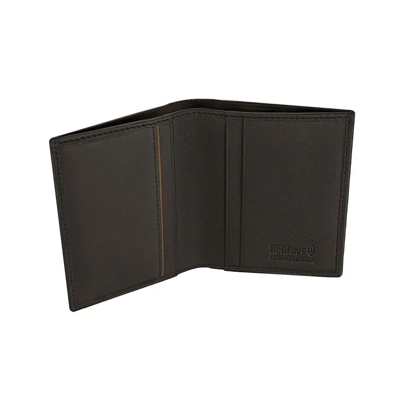 Carteira em Pele com Porta-Moedas Secreto e Anti-RFID - Image 3