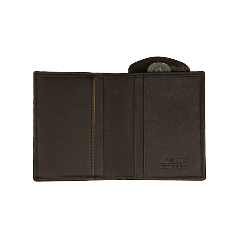 Carteira em Pele com Porta-Moedas Secreto e Anti-RFID - Image 2