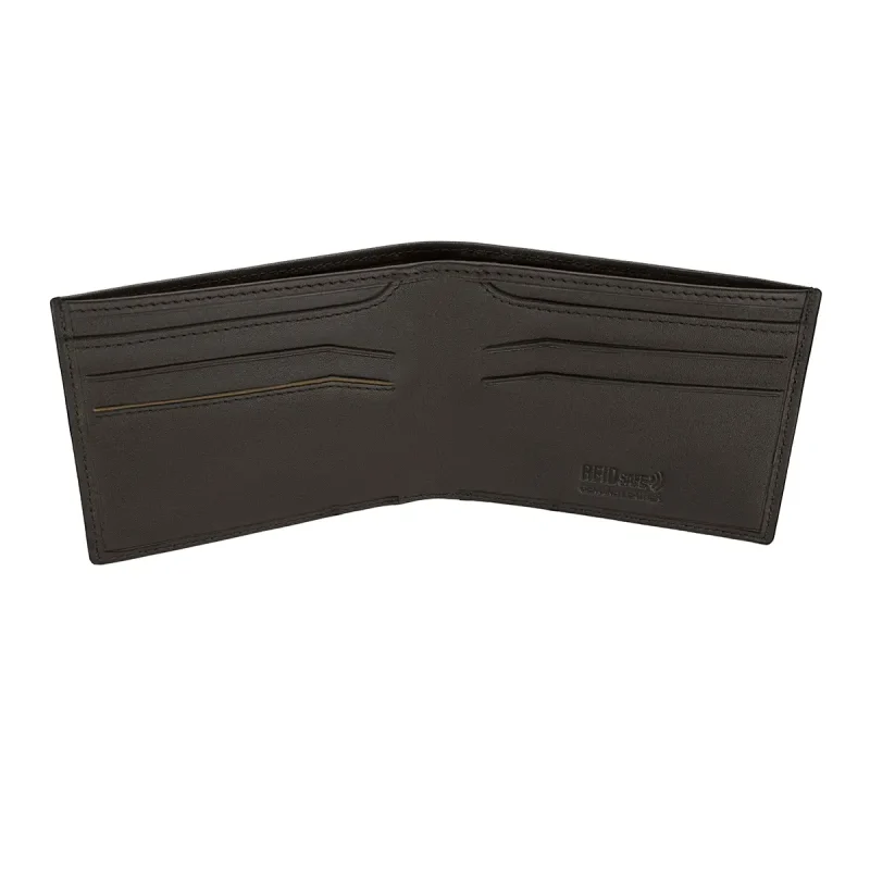 Carteira em Pele com Porta-Moedas Secreto e Anti-RFID - Image 9