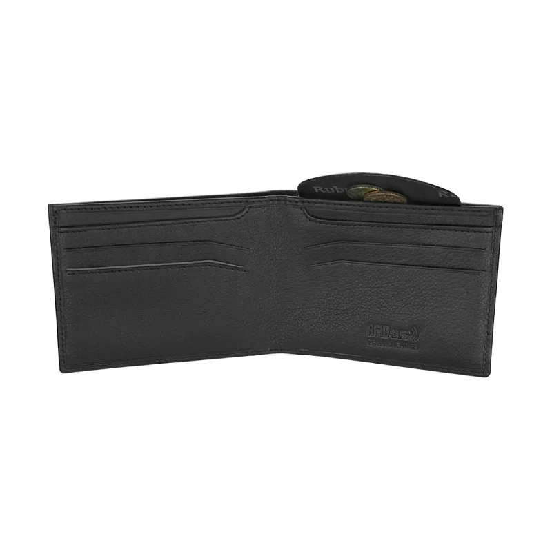 Carteira em Pele com Porta-Moedas Secreto e Anti-RFID - Image 4