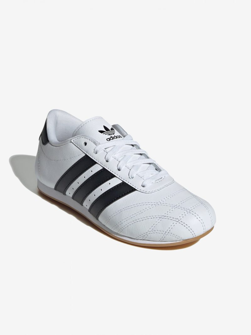 Adidas Taekwondo Lace J Branco Listas Pretas - Image 5