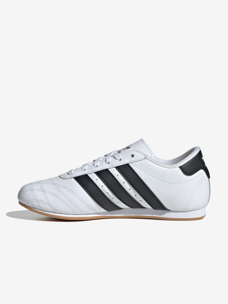 Adidas Taekwondo Lace J Branco Listas Pretas - Image 3