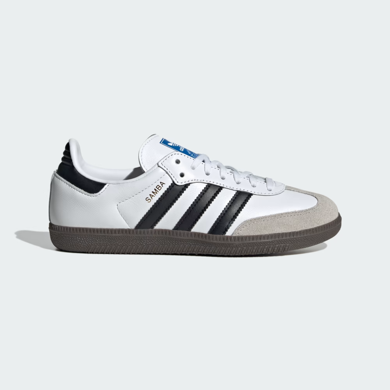 Adidas Samba OG J Branco Listas Pretas
