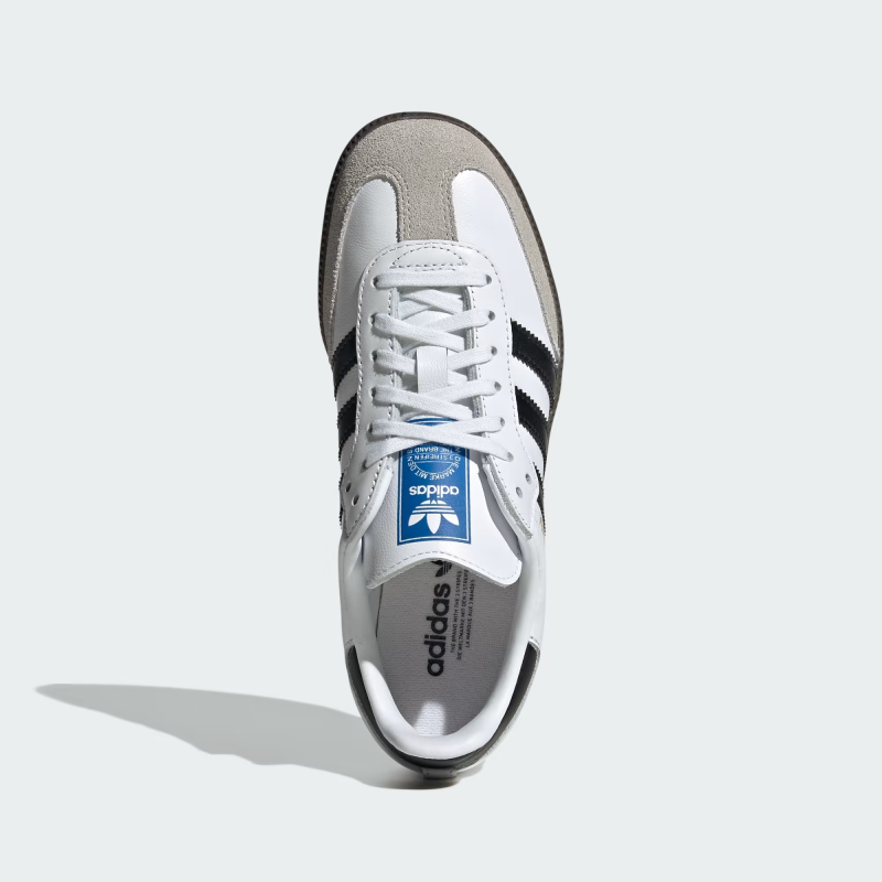 Adidas Samba OG J Branco Listas Pretas - Image 8