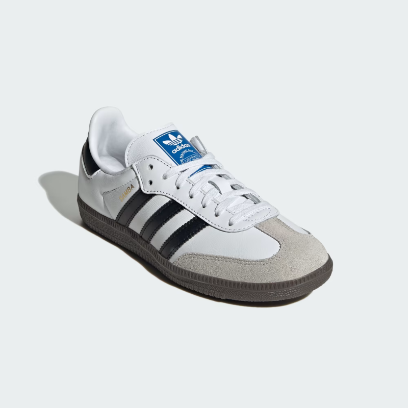 Adidas Samba OG J Branco Listas Pretas - Image 7