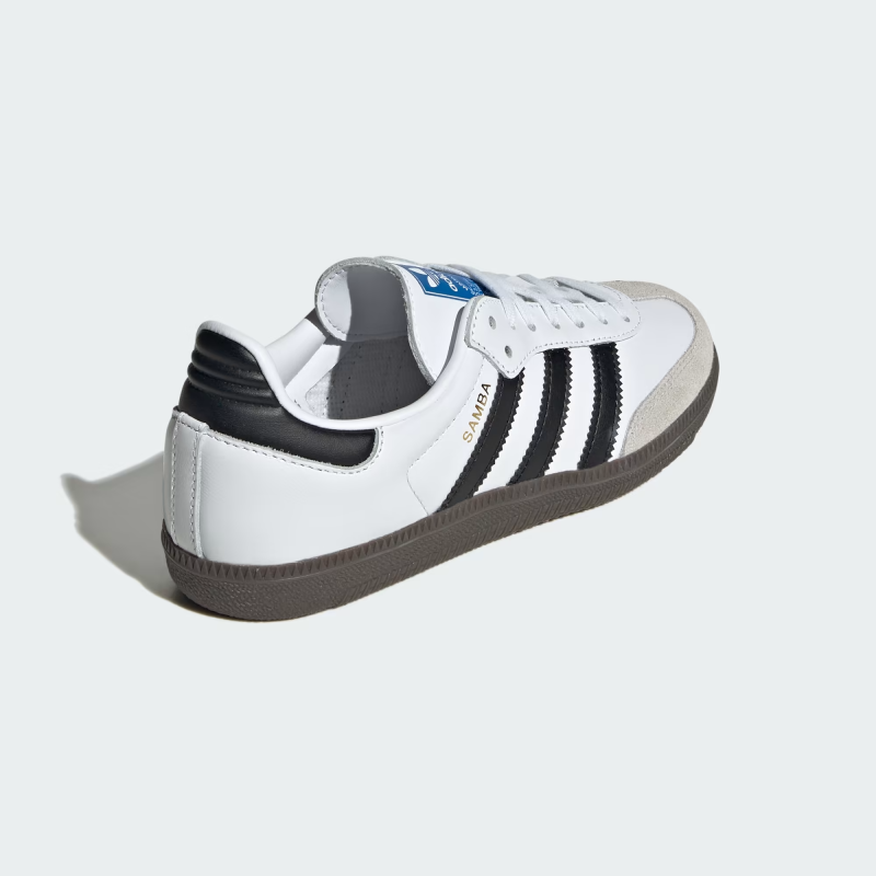 Adidas Samba OG J Branco Listas Pretas - Image 6