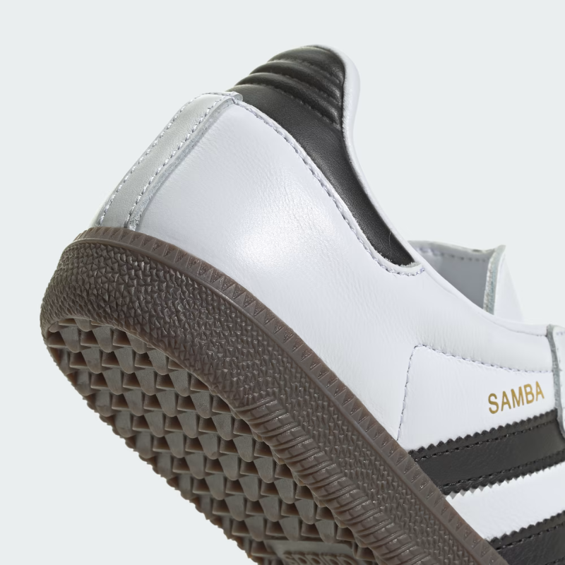 Adidas Samba OG J Branco Listas Pretas - Image 3